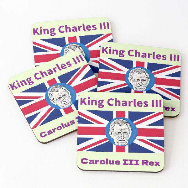 Item preview, Union Flag with portrait of King Charles III (6) designed and sold by thalasson.