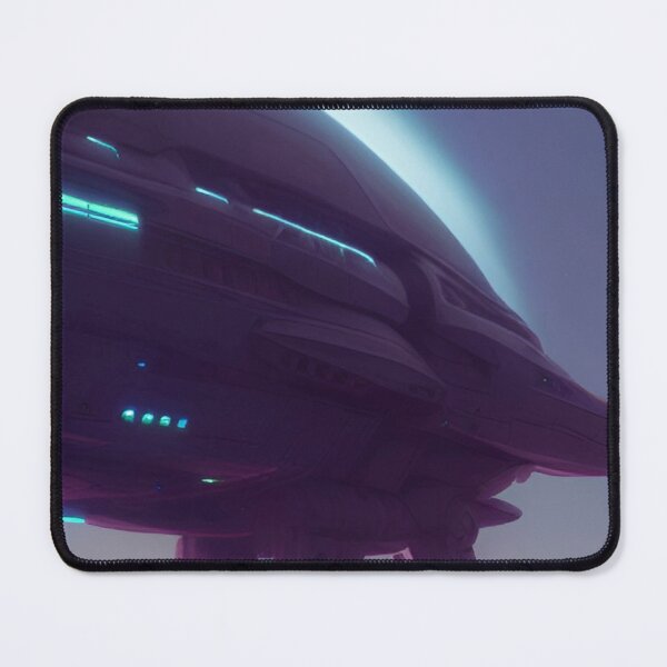Item preview,  COMIC STYLE PURPLE AND BLUE SPACESHIP designed and sold by sailorsam1805.