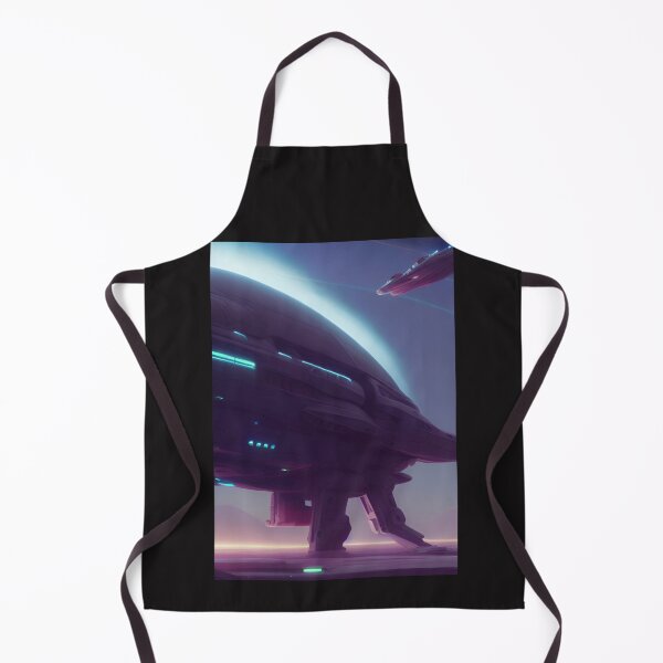 Item preview, COMIC STYLE PURPLE AND BLUE SPACESHIP designed and sold by sailorsam1805.