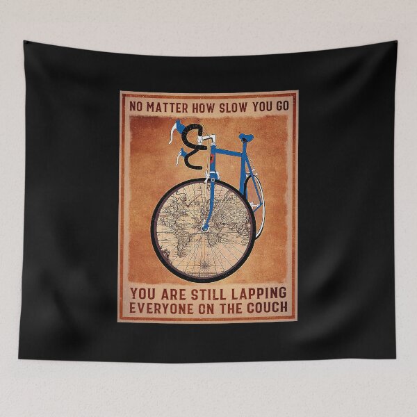 Item preview, Cycling Bicycle Vintage No Matter How Slow You Go designed and sold by flairzieskem.