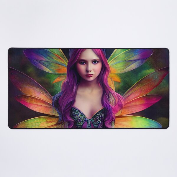Item preview, Faerie With Rainbow Wings designed and sold by fairytailsaiart.