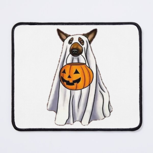 Item preview, Halloween dog holding pumpkin designed and sold by Youranimedealer.