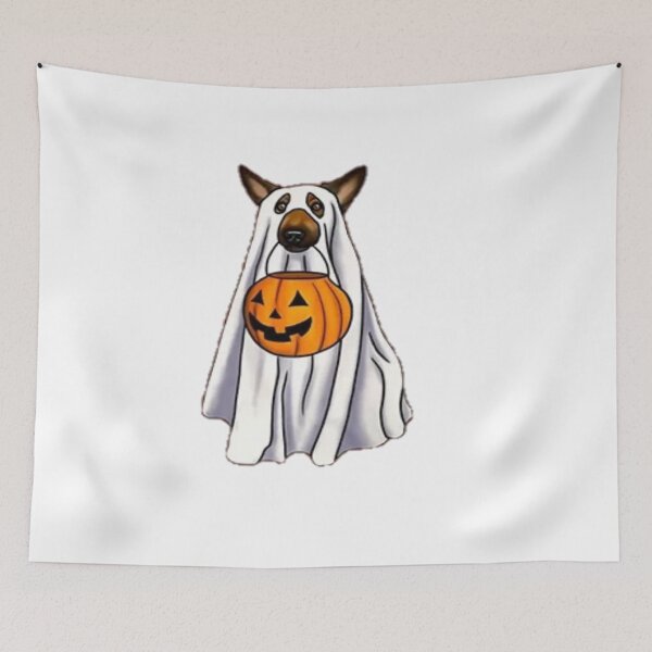 Item preview, Halloween dog holding pumpkin  designed and sold by Youranimedealer.