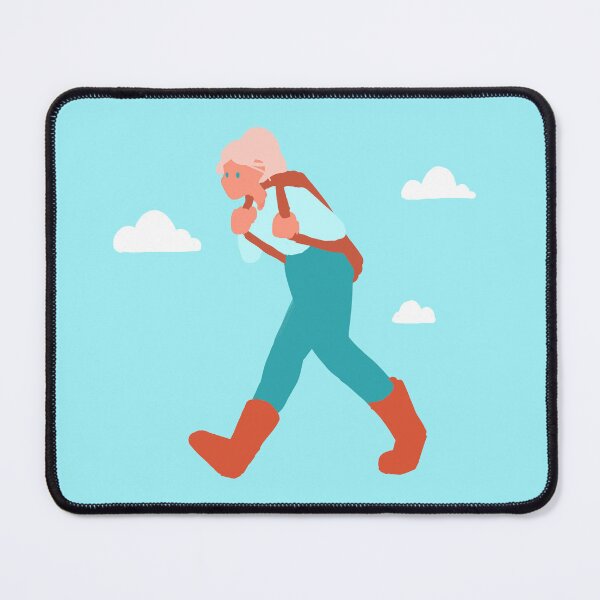 Item preview, Travelling Backpacker on a Blue Sky designed and sold by PaperRain.