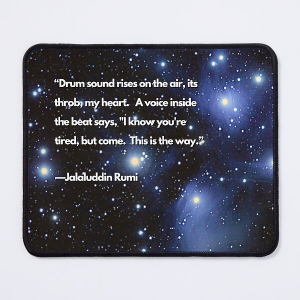 Item preview, Rumi Quote — Drum sound rises on the air… designed and sold by drumweaver.