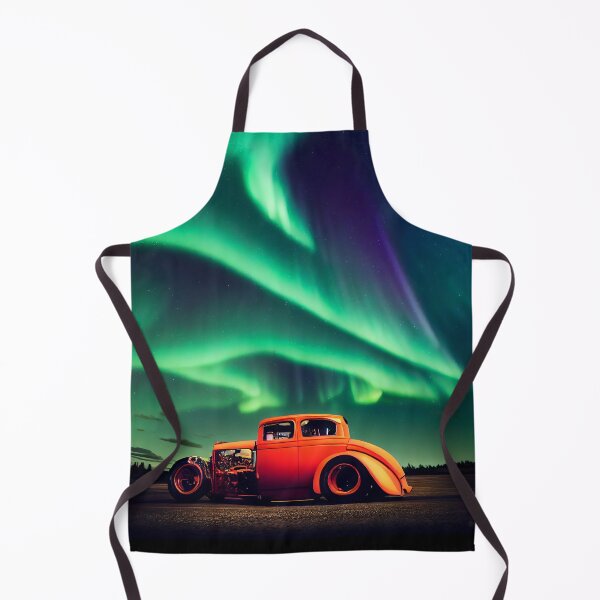 Item preview, Hot Rod under Aurora, a perfect gift for all American Hot Rod fans #1 designed and sold by RodZnRoll.