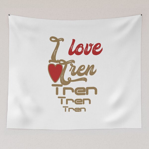 Item preview, I love tren, I heart tren,  designed and sold by Chakilogy.