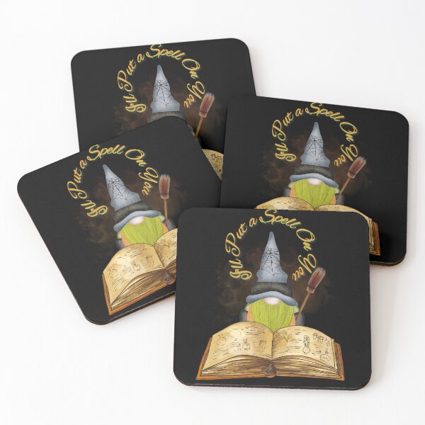 Item preview, Halloween Witch Gnome with Book of Spells ~ I'll Put a Spell on You designed and sold by ieluxury.