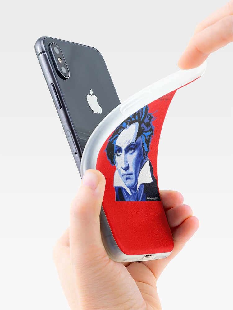 Alternate view of Beethoven and The Fifth iPhone Case