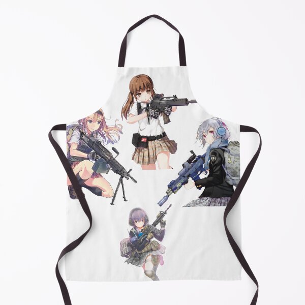 Item preview, unisex - anime girl with gun designed and sold by teeshops.