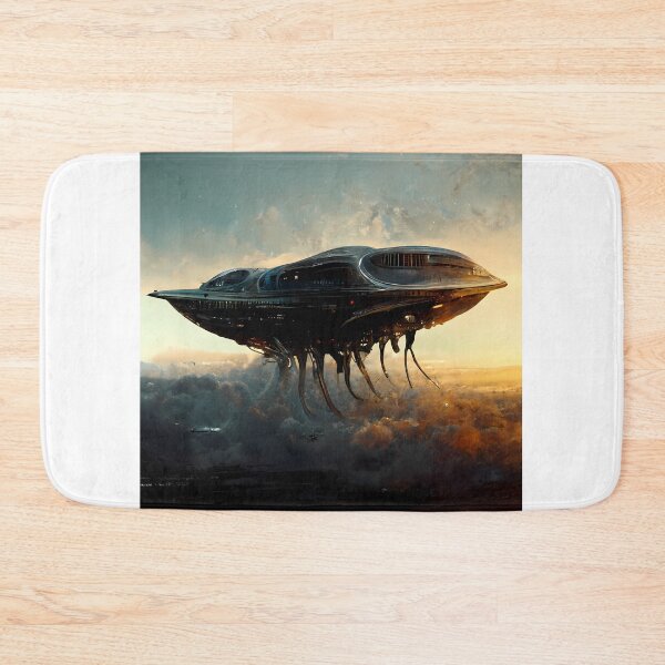 Item preview, Aien Mothership Above The Clouds, Beautiful Sunset, Galaxy Collection designed and sold by SpektroDesign.