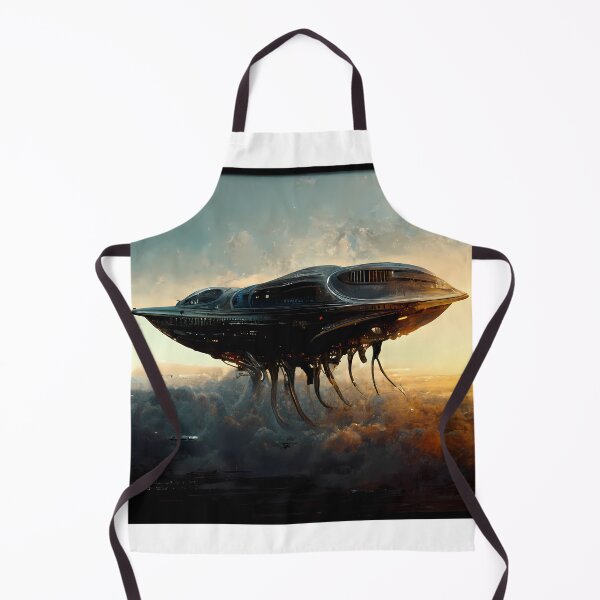 Item preview, Aien Mothership Above The Clouds, Beautiful Sunset, Galaxy Collection designed and sold by SpektroDesign.