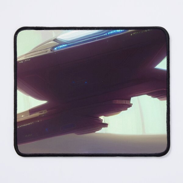 Item preview, BLUE AND GRAY SPACESHIP LANDING designed and sold by sailorsam1805.