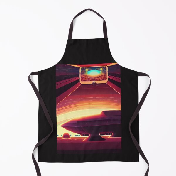 Item preview, RED SPACESHIP IN THE SPACEPORT designed and sold by sailorsam1805.