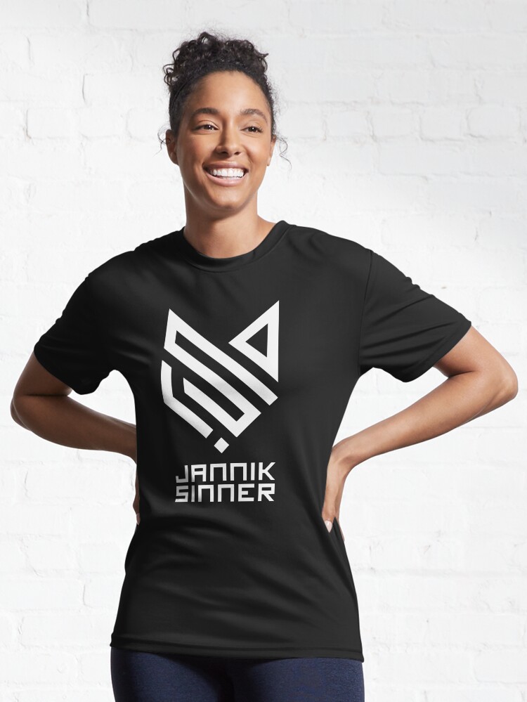 Merchandising Jannik-sinner para Hombre Negro | Camiseta Deportiva