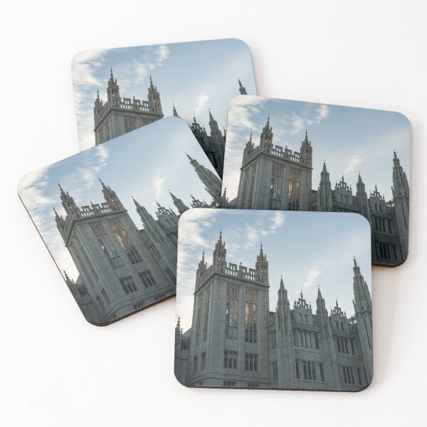 Item preview, Silver City Architecture - the Magnificent Marischal College at Sunrise designed and sold by Georgia Mizuleva.