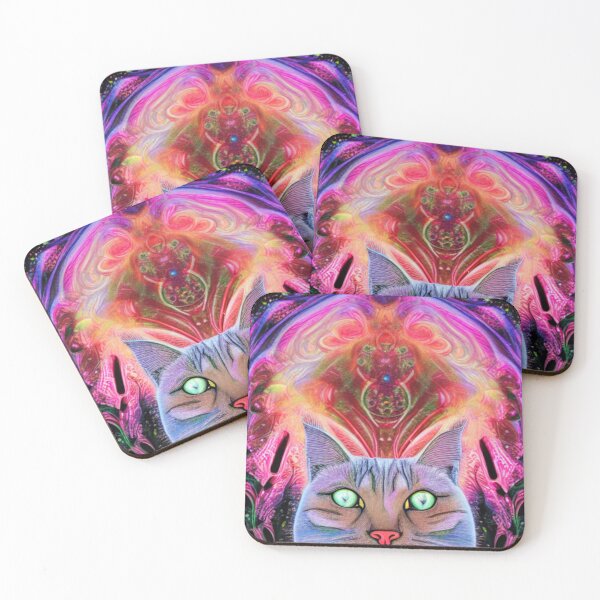Item preview, Psychedelic Cat designed and sold by TOPTRXXX.