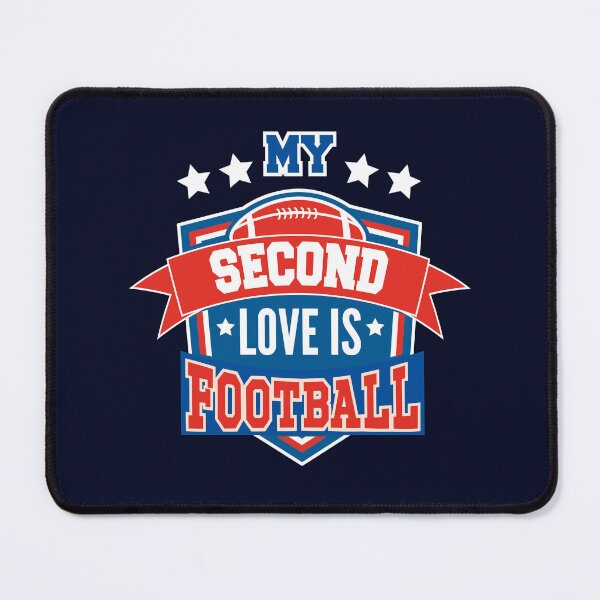 Item preview, my second love is football retro vintage college design designed and sold by BeCoolArt.
