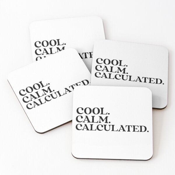 Item preview, Cool. Calm. Calculated. Cool Calm Collected. Yoga. Meditation designed and sold by Tish K..