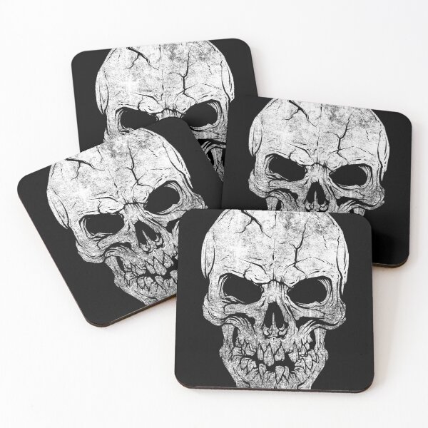 Item preview, Large Skull Vintage Retro Distressed Halloween designed and sold by SpookshowDesign.