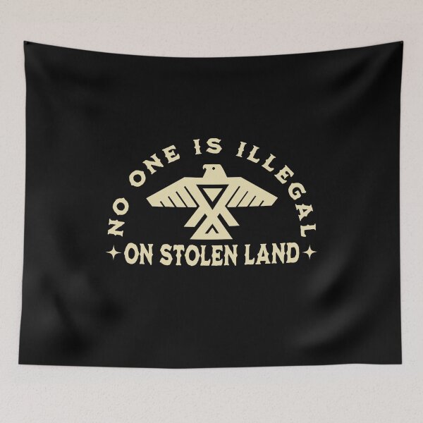 Item preview, No one is illegal on stolen land designed and sold by christteenryan.
