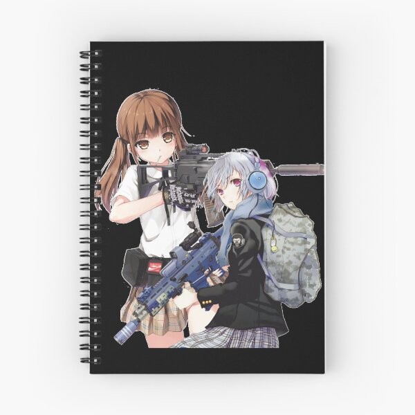 Item preview, unisex - anime girl with gun designed and sold by teeshops.