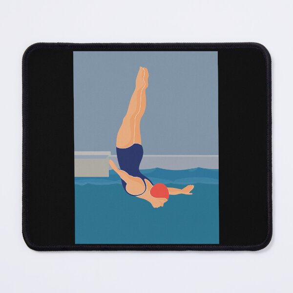 Item preview, Diving Lady Pool Swimming designed and sold by vertzzeh1.