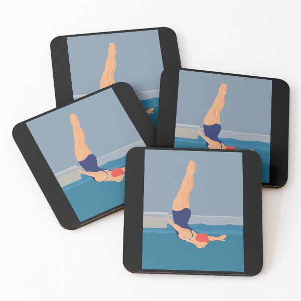 Item preview, Diving Lady Pool Swimming designed and sold by vertzzeh1.