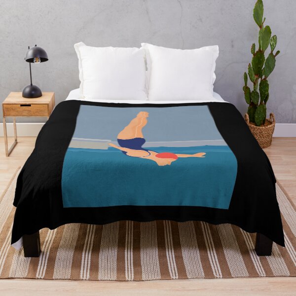 Item preview, Diving Lady Pool Swimming designed and sold by vertzzeh1.
