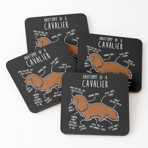 Item preview, Ruby Cavalier King Charles Spaniel Dog Anatomy designed and sold by Clara Hollins.