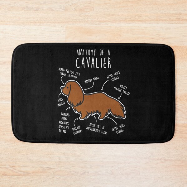 Item preview, Ruby Cavalier King Charles Spaniel Dog Anatomy designed and sold by Clara Hollins.