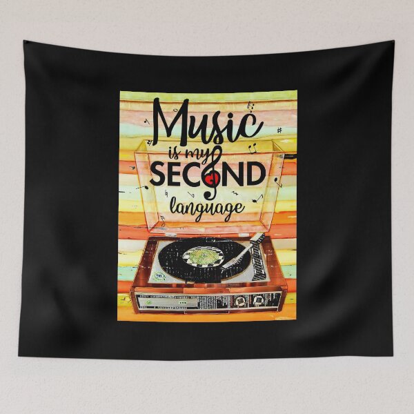 Item preview, DJ Music Is My Second Language Vinyl Record designed and sold by vertzzeh1.