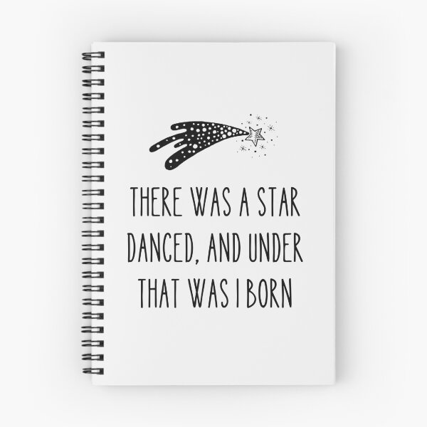 Item preview, There was a star danced, and under that was I born Shakespeare Quote Much Ado About Nothing designed and sold by violet-hope.