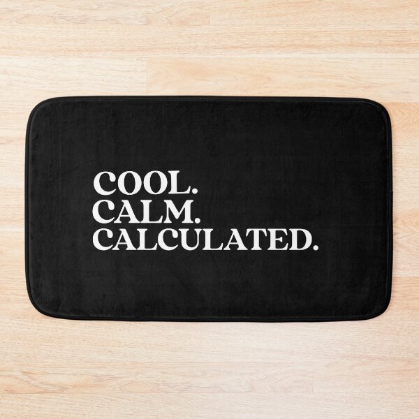 Item preview, Cool. Calm. Calculated. Cool Calm Collected. Yoga. Meditation designed and sold by Tish K..