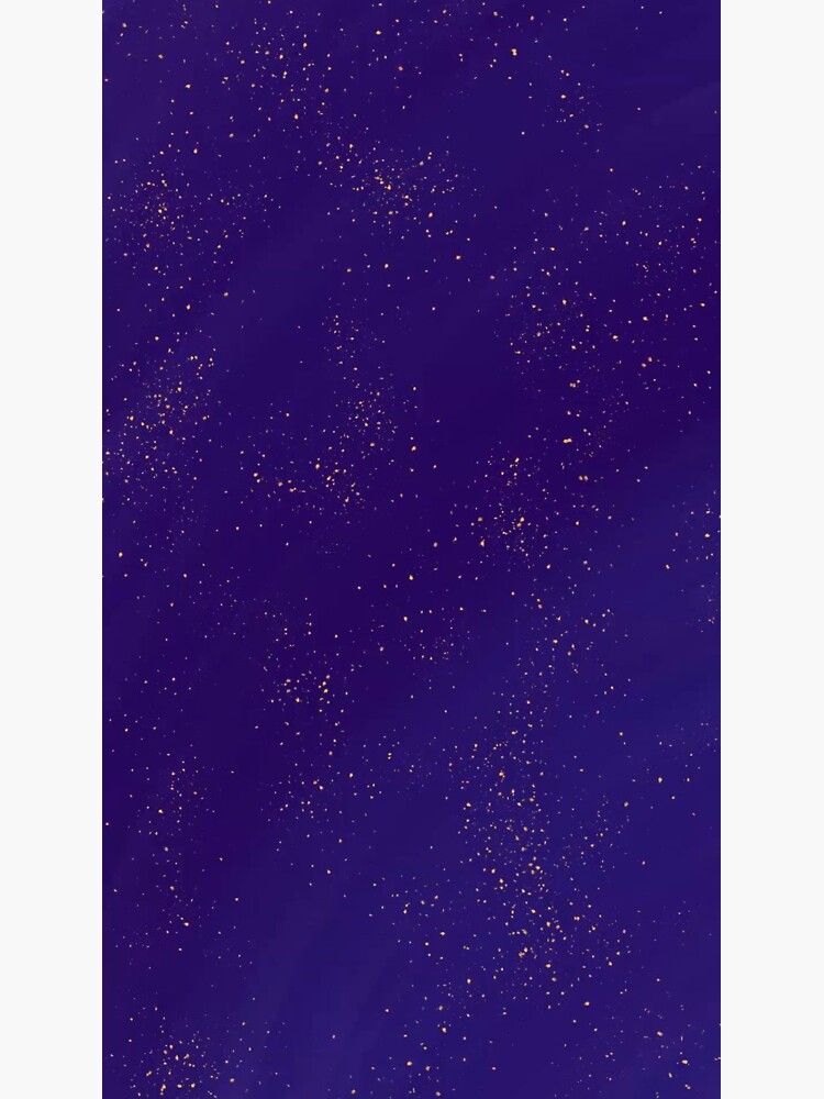 Shinning Stars Design on Purple Indigo Color Sky - Dots Brush