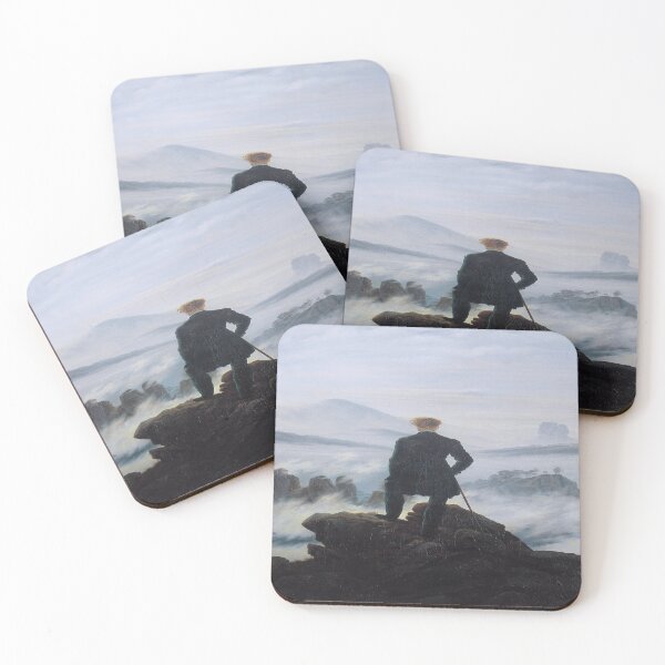Item preview, Wanderer Above the Mist (Caspar David Friedrich) designed and sold by beoverpowered.