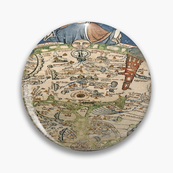 Item preview, Psalter World Map (13th century) designed and sold by beoverpowered.