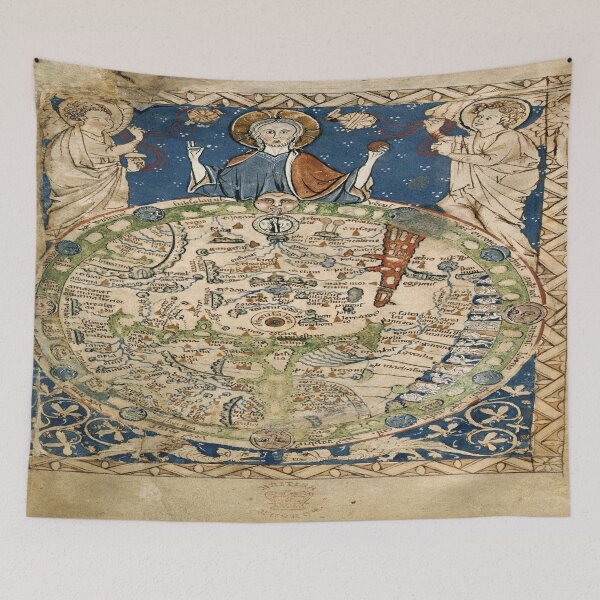 Item preview, Psalter World Map (13th century) designed and sold by beoverpowered.