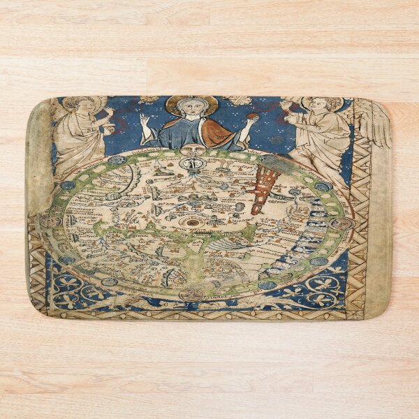 Item preview, Psalter World Map (13th century) designed and sold by beoverpowered.