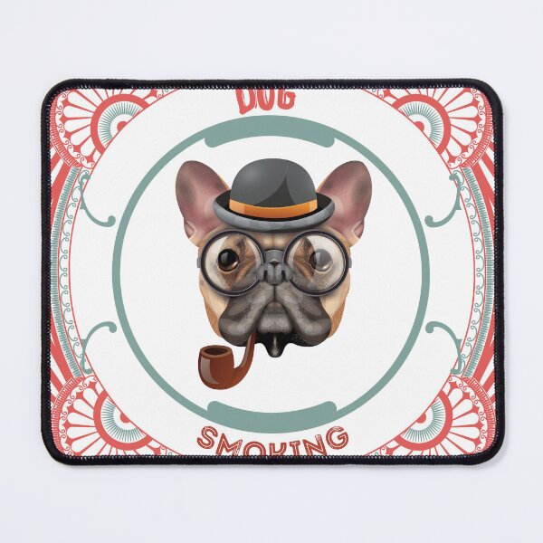 Item preview, dog smoking stickrs designed and sold by EZONEEE.