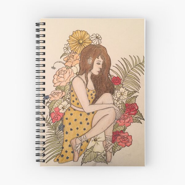 Aperçu de l'œuvre Ballerine florale sur Pointe créée et vendue par artebesque.