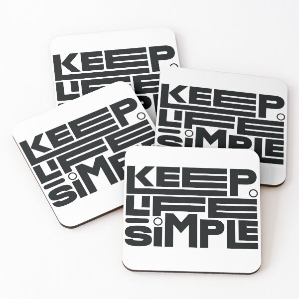 Item preview, Keep Life Simple-Motivational Quote designed and sold by PixelGrafiks.