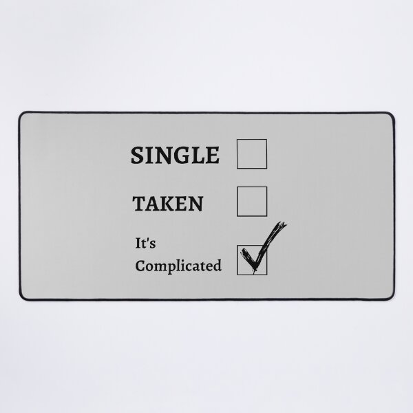 Item preview, It's Complicated, check mark design designed and sold by Ace-Illusionist.
