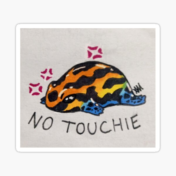 Item preview, No Touchie designed and sold by ScribbleSpooks.