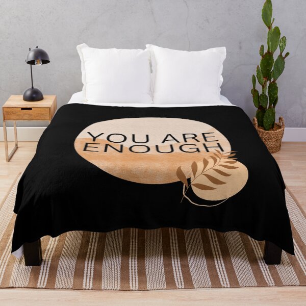 Item preview, You Are Enough | Self care designed and sold by BuraxisQuotes.