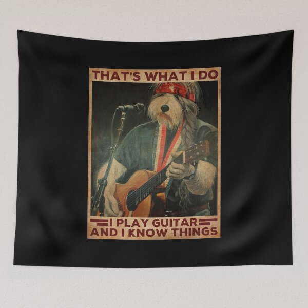 Item preview, Dog That's What I Do I Play Guitar And I Know Things designed and sold by vertzzeh1.