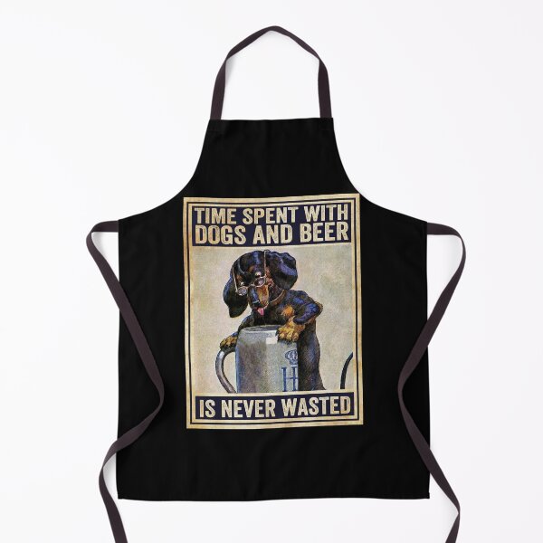 Item preview, Dog Time Spent With Dogs And Beer Is Never Wasted designed and sold by vertzzeh1.