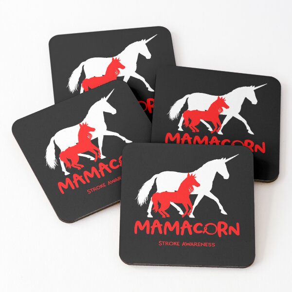 Item preview, Stroke Awareness Mama Unicorn Mamacorn Support Stroke Warrior  designed and sold by RunningShop.