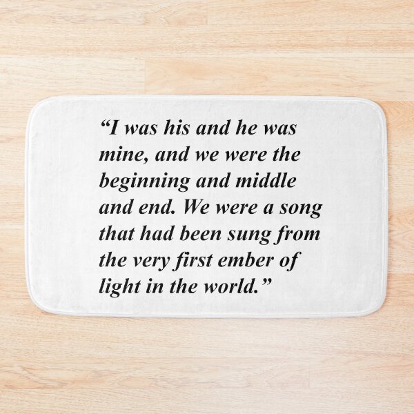 Item preview, mist & fury quote designed and sold by mheller170.