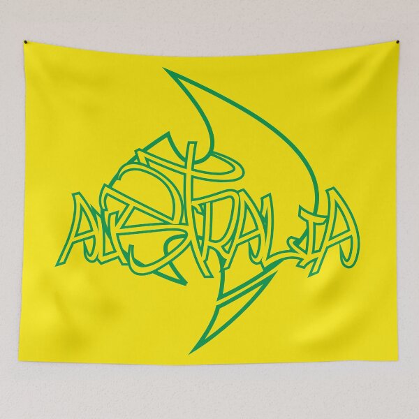 Item preview, Australia Graffiti over Logo 1 designed and sold by wigilwigil.